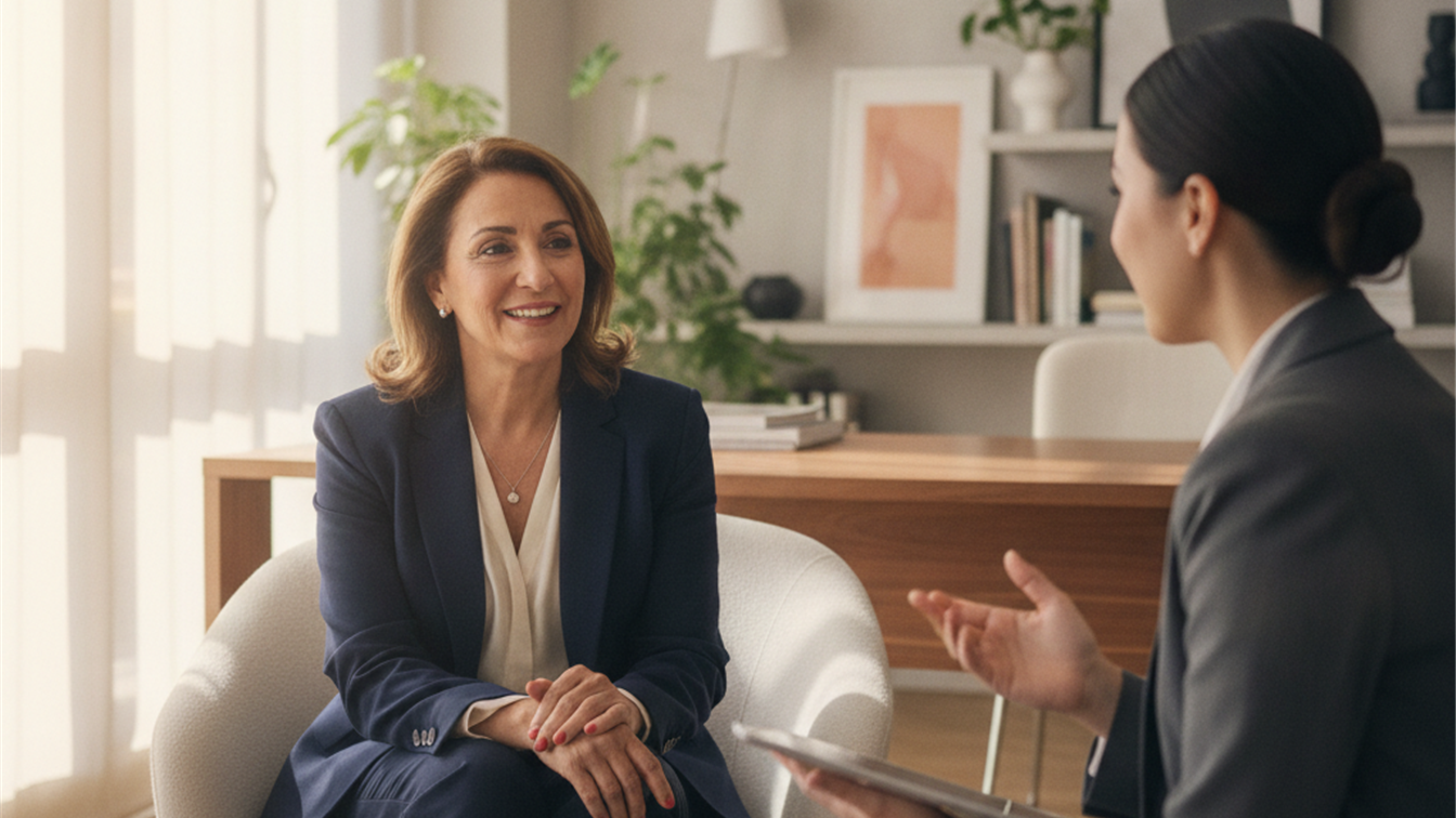 Entrevista laboral con persona mayor de 52 años en España