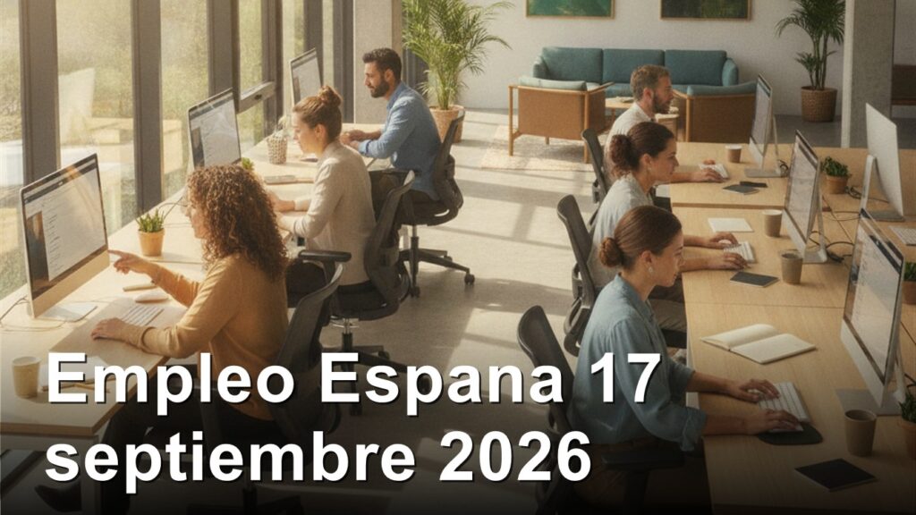 noticias empleo espana 17 septiembre 2026 img 1