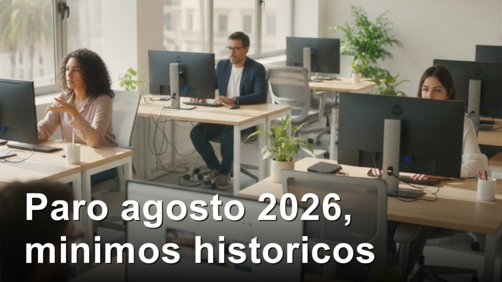 empleo espana paro agosto 2026 img 1
