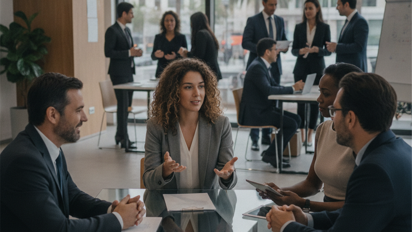 Profesionales trabajando en empresa espanola septiembre 2026