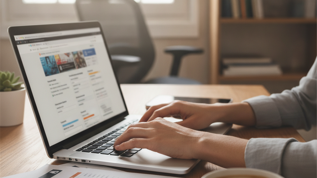 Busqueda de empleo online en ordenador 2026