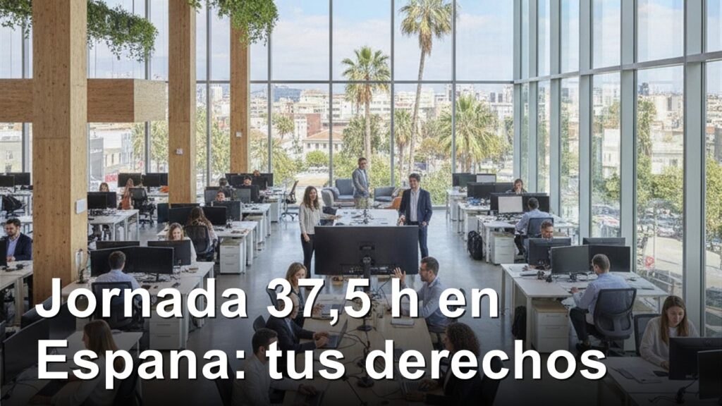reduccion jornada laboral espana 37 horas img 1